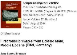 link zur Eclogae geologicae Helvetiae